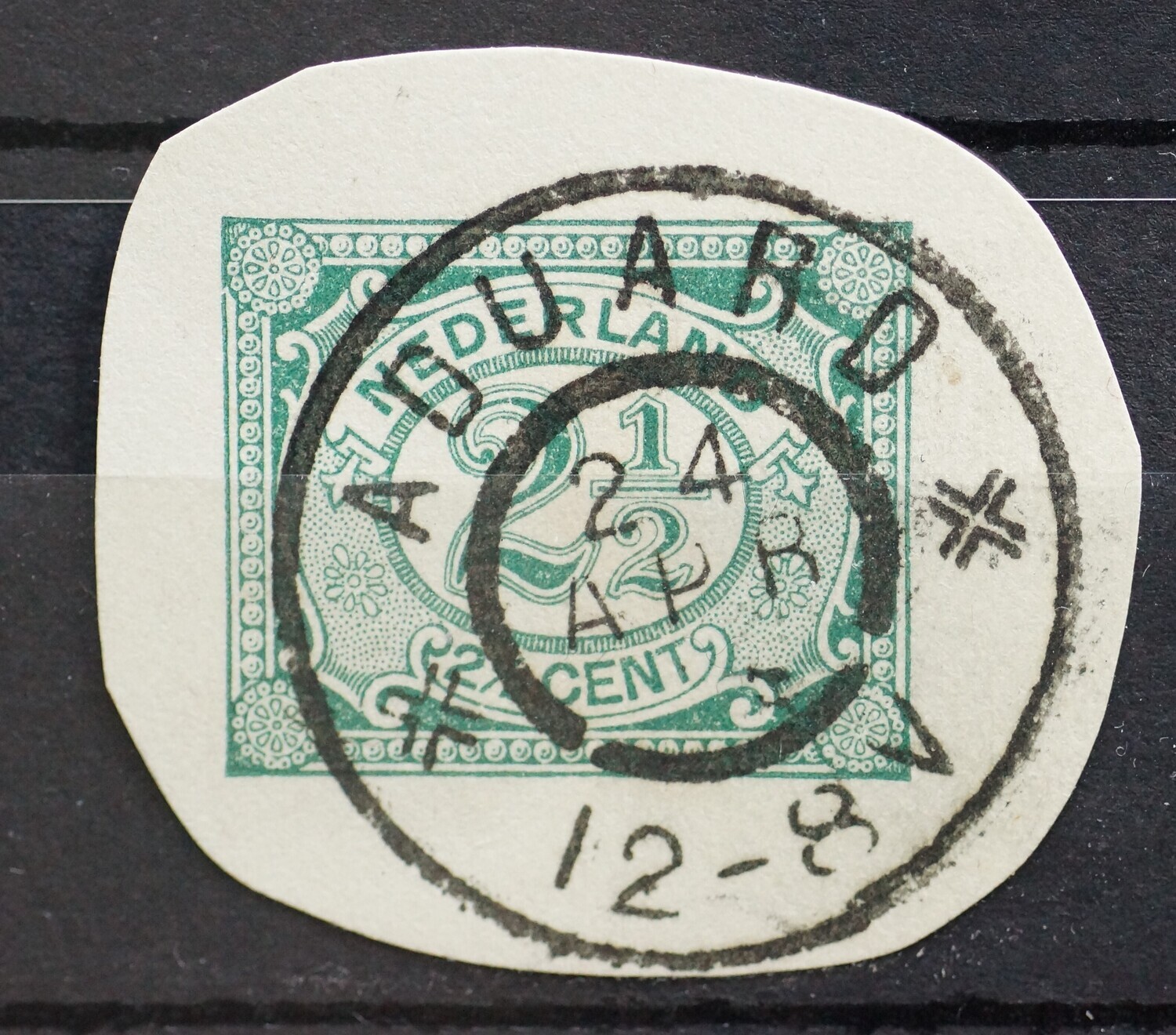 Aduard op fragment briefkaart