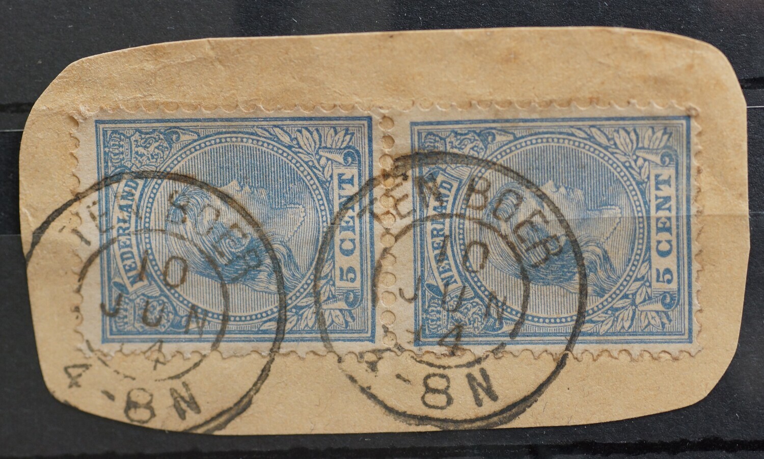 Ten Boer op NVPH 35 (paar)