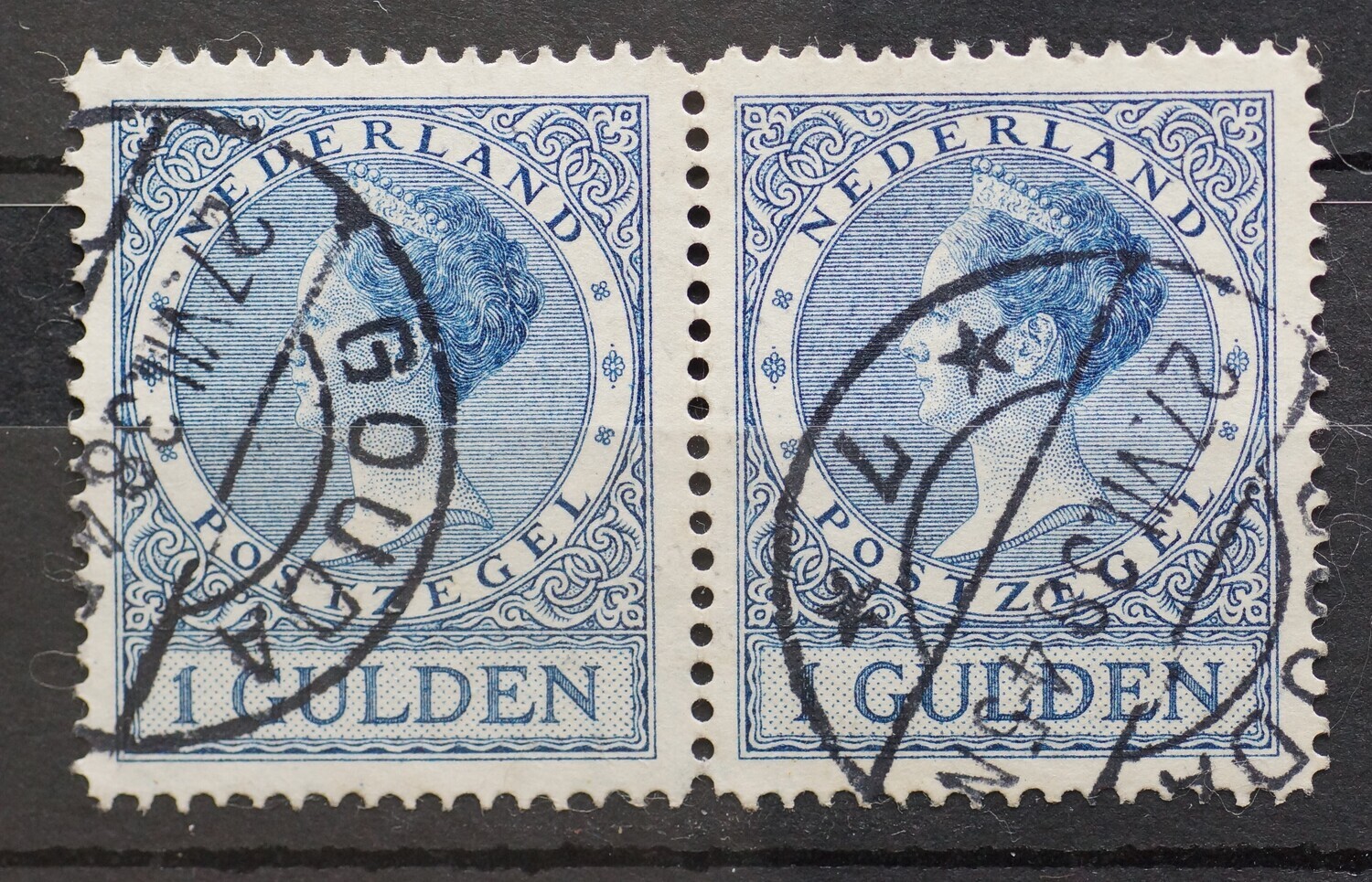 Gouda 7 op NVPH 163 (paar) - vrij schaars