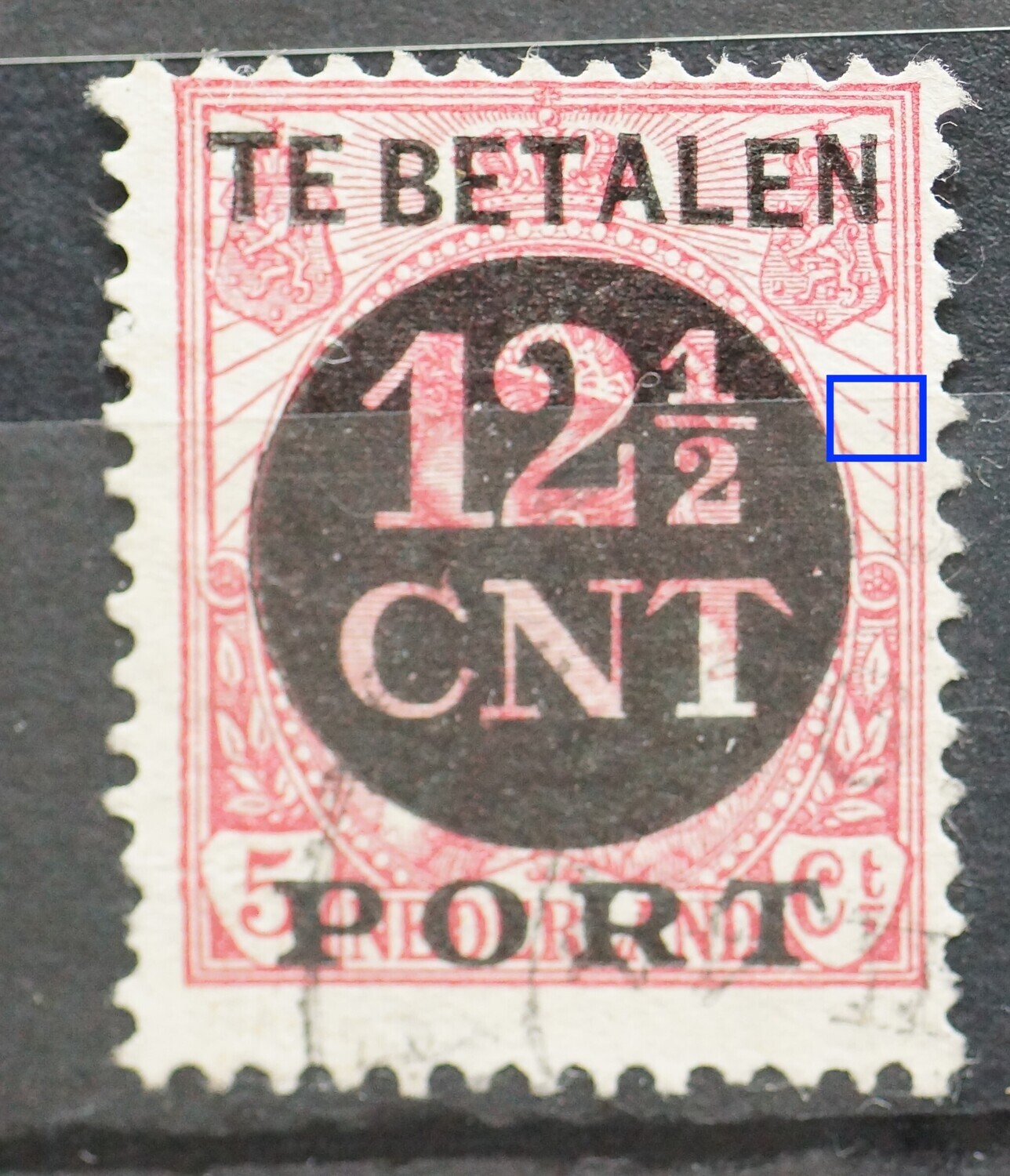 NVPH P68 - breuk in straal rechts