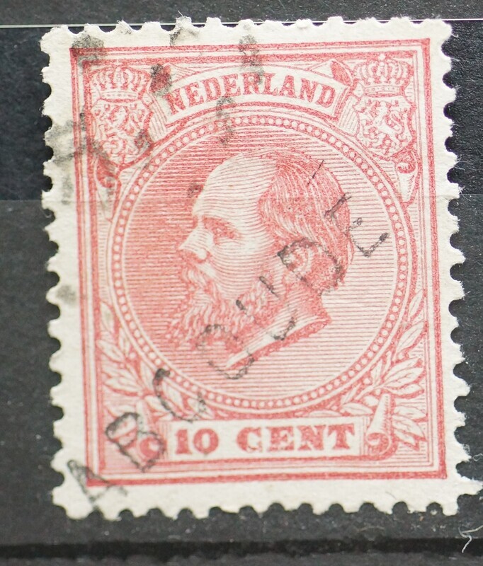 Abcoude, tevens puntstempel 5, op NVPH 21 Abcoude, tevens puntstempel 5, op NVPH 21