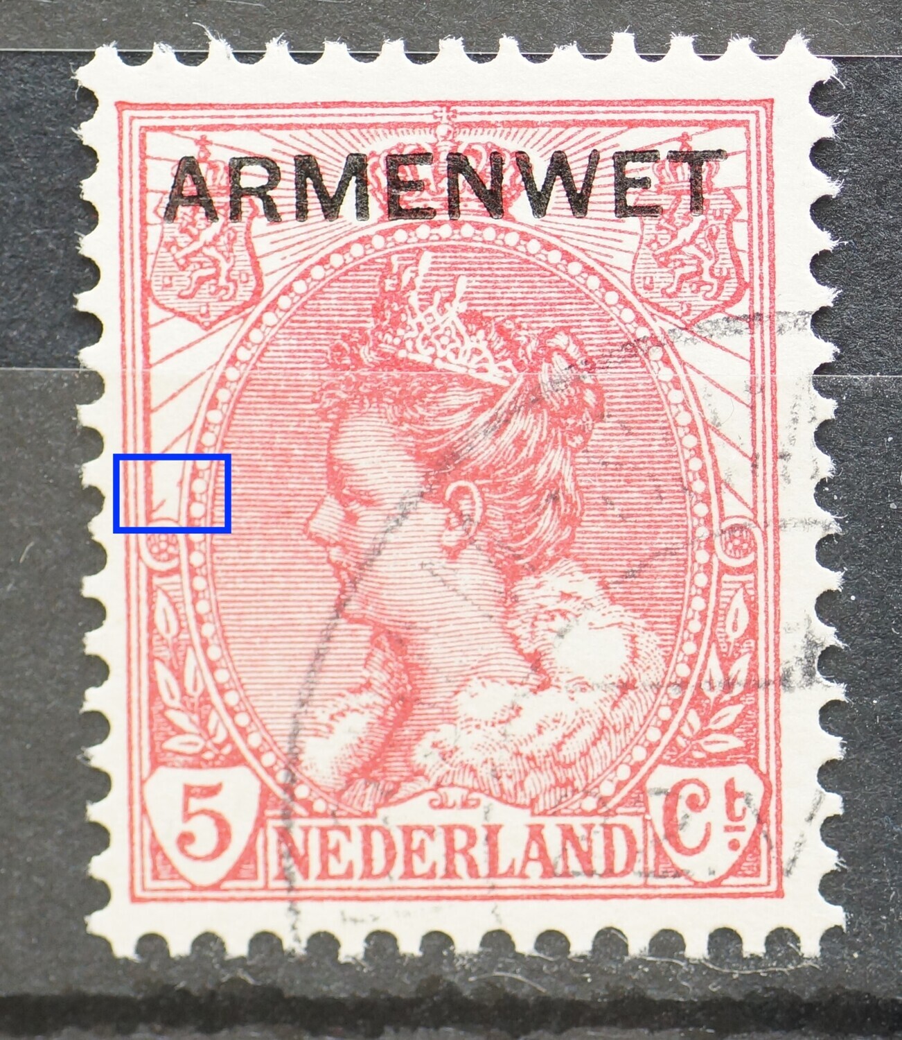 NVPH D6 - breuk in straal links