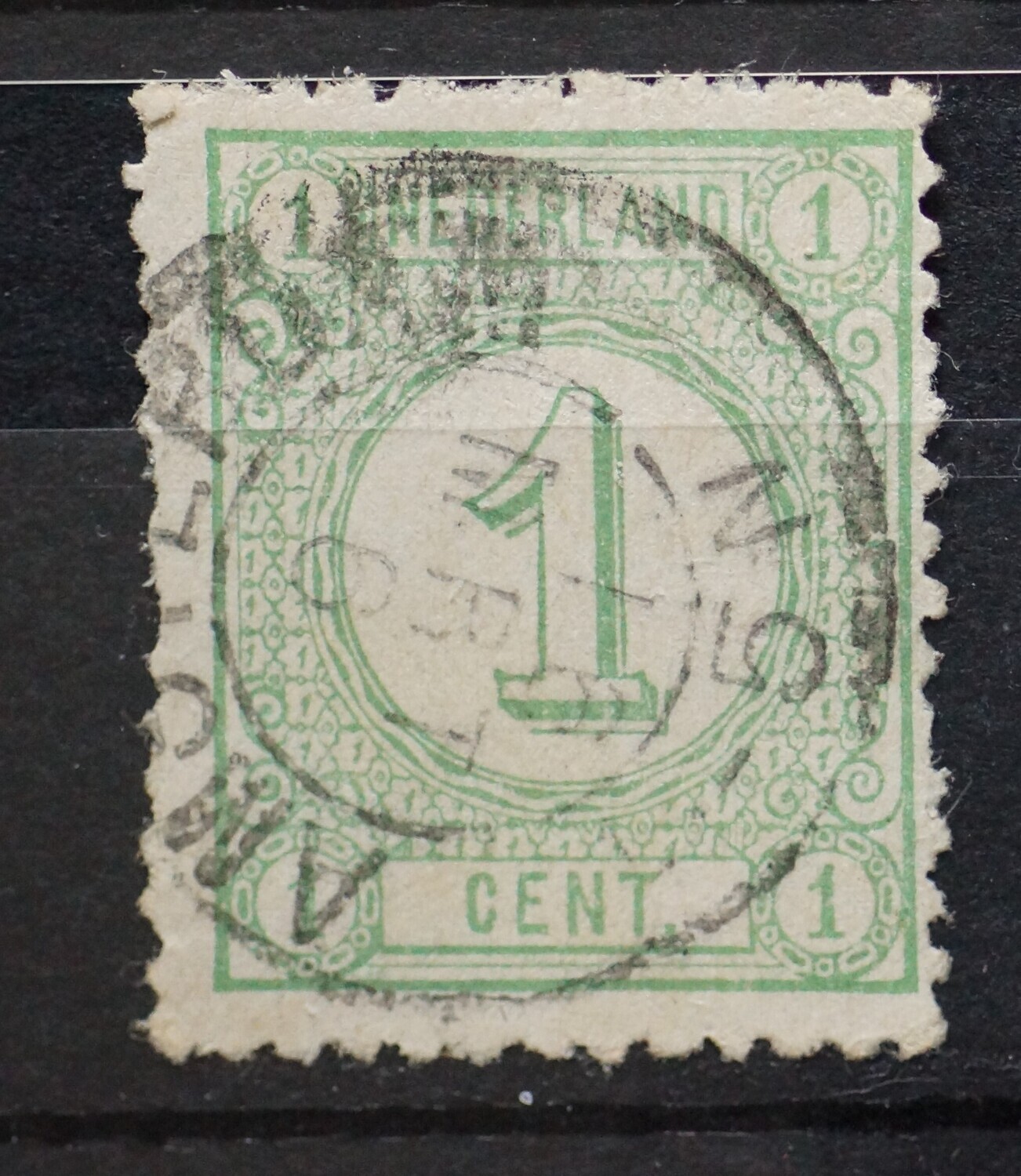 Amsterdam op NVPH 31 - kopstaande maand Amsterdam op NVPH 31 - kopstaande maand