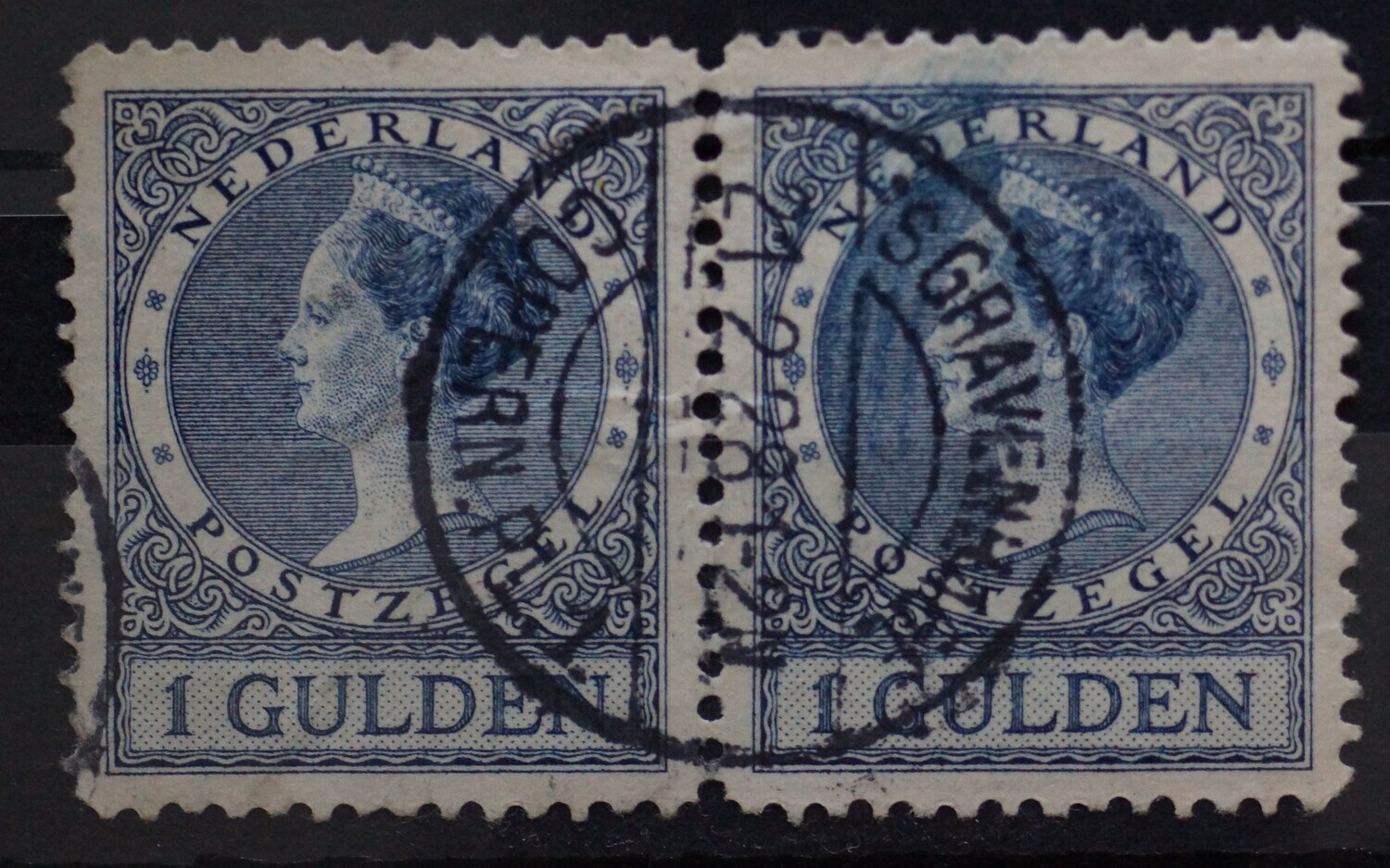 sGravenhage Copern.Pl. 1 op NVPH 163 (paar) sGravenhage Copern.Pl. 1 op NVPH 163 (paar)