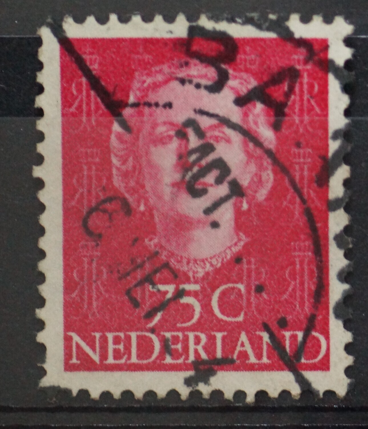 Baarn Factorij stempel op NVPH 533