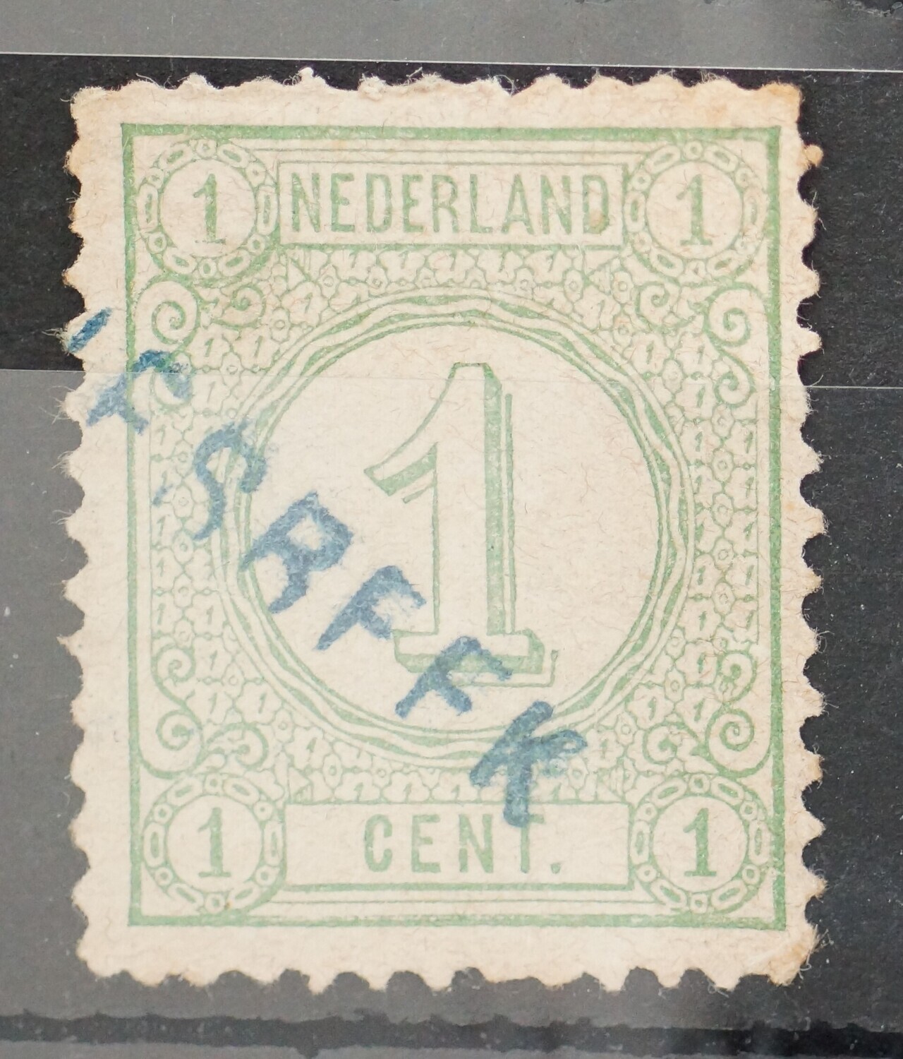 Giesbeek (blauw) op NVPH 31