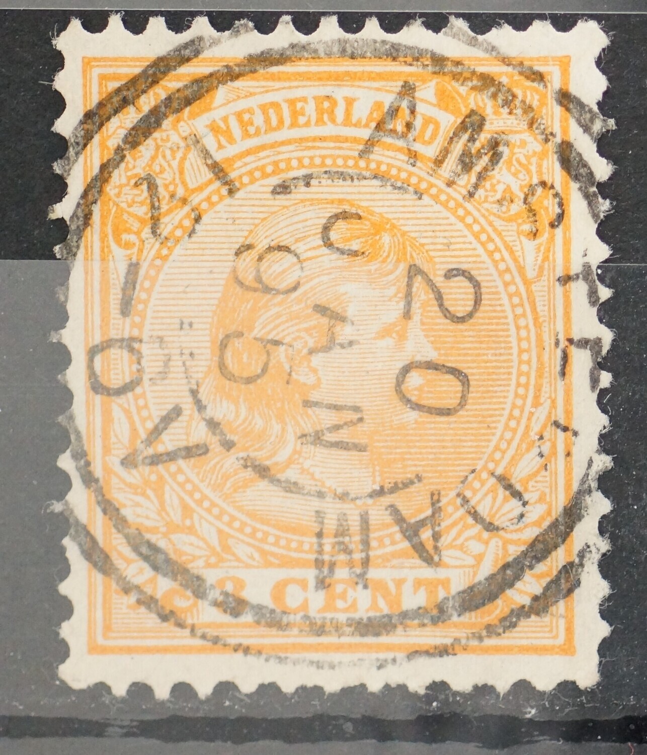 Dubbelring AMsterdam op NVPH 34 Dubbelring AMsterdam op NVPH 34