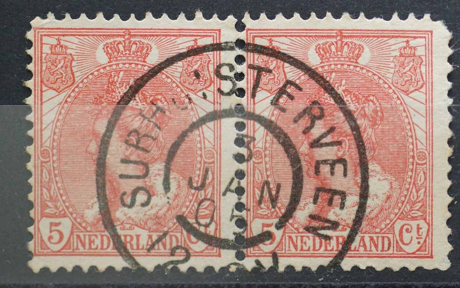 Surhuisterveen op NVPH 60 (paar)