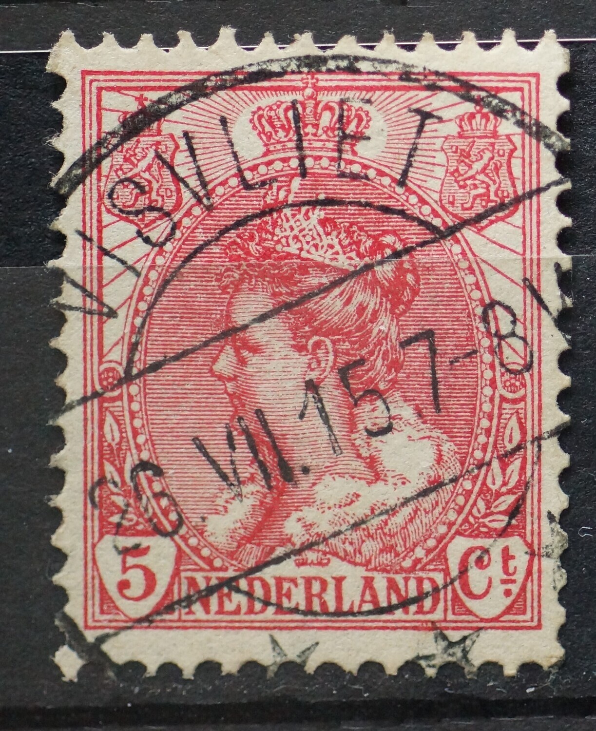 Visvliet op NVPH 60 - vrij schaars Visvliet op NVPH 60 - vrij schaars