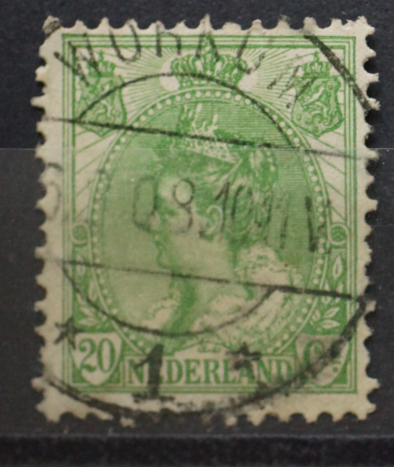 Workum 1 op NVPH 68 - vrij zeldzaam Workum 1 op NVPH 68 - vrij zeldzaam