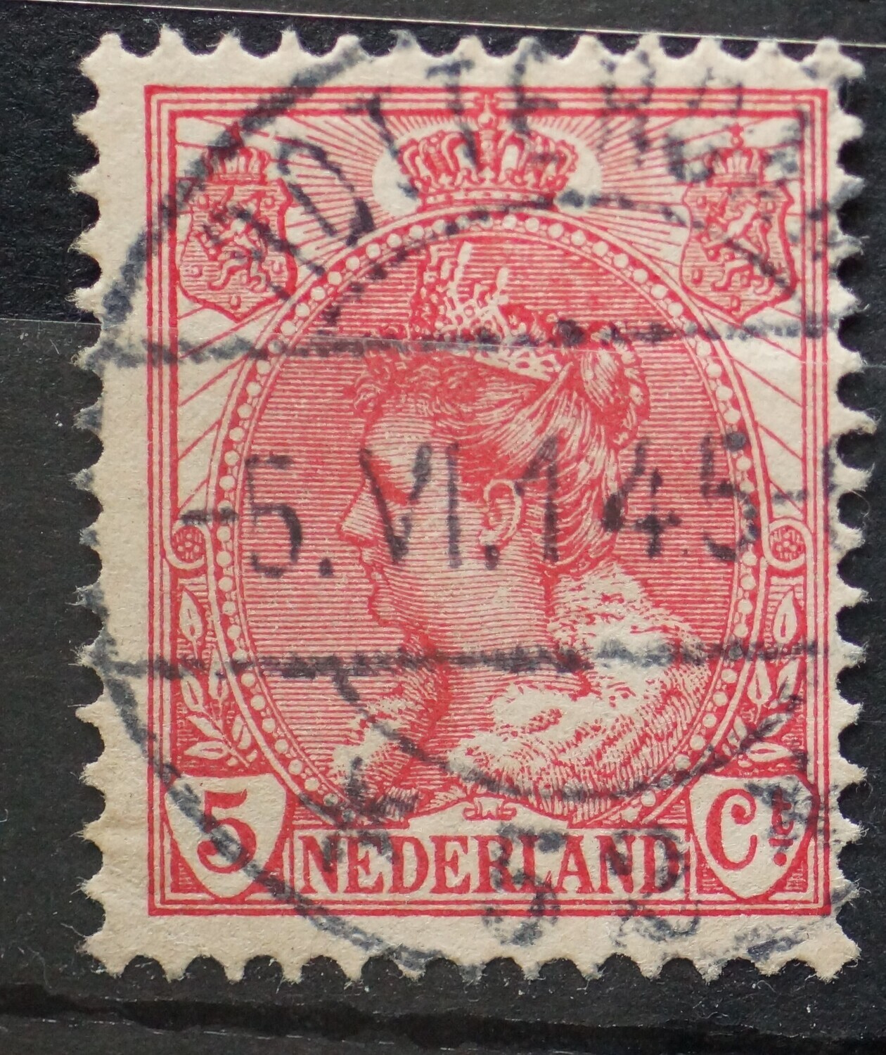 Rotterdam 52 (Romeins) op NVPH 60 - vrij schaars