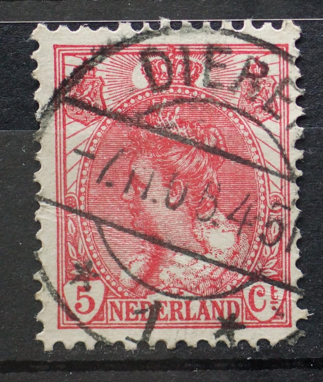 Dieren 1 op NVPH 60 - vrij zeldzaam Dieren 1 op NVPH 60 - vrij zeldzaam