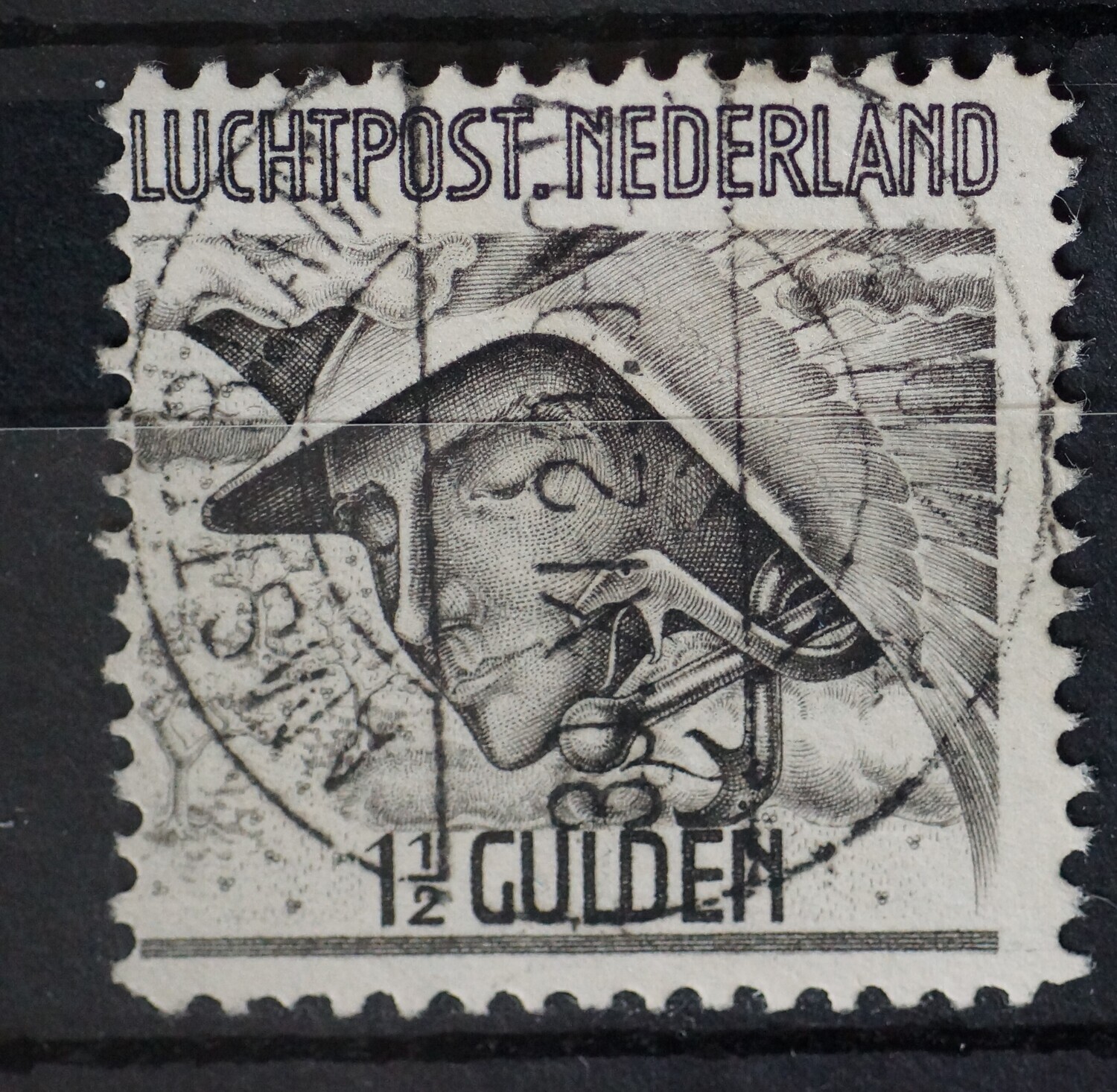 Amsterdam 49 (Romeins) op NVPH LP6 - vrij schaars