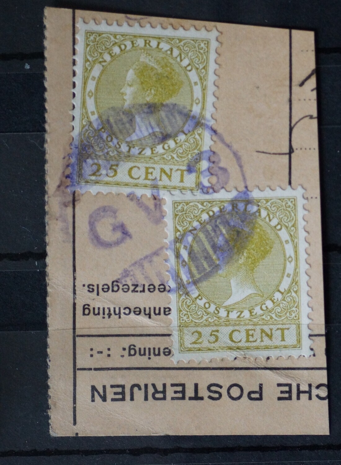 GV 8 (Wouwermanstraat) op NVPH 160 (2x) GV 8 (Wouwermanstraat) op NVPH 160 (2x)