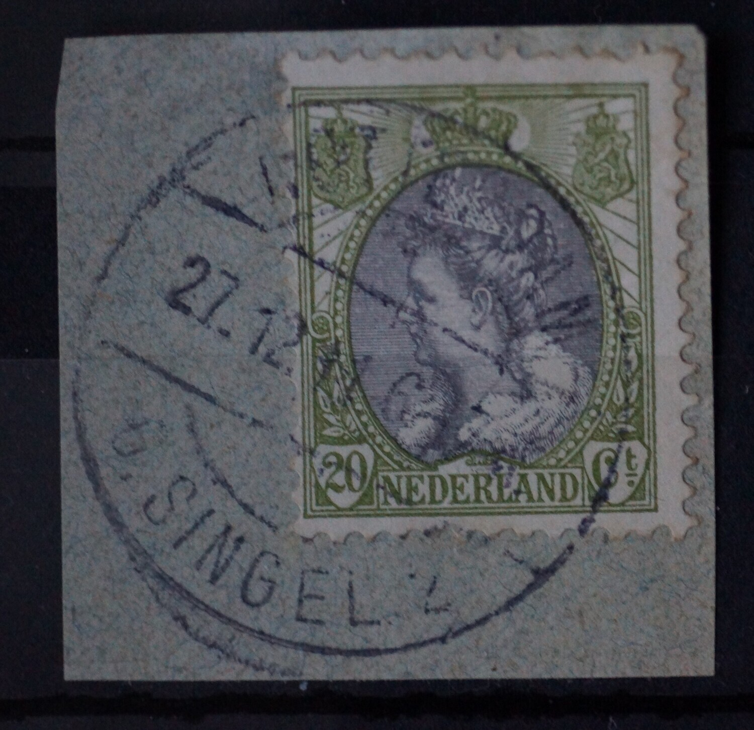 Rotterdam G. Singel 2 op NVPH 69 - vrij schaars