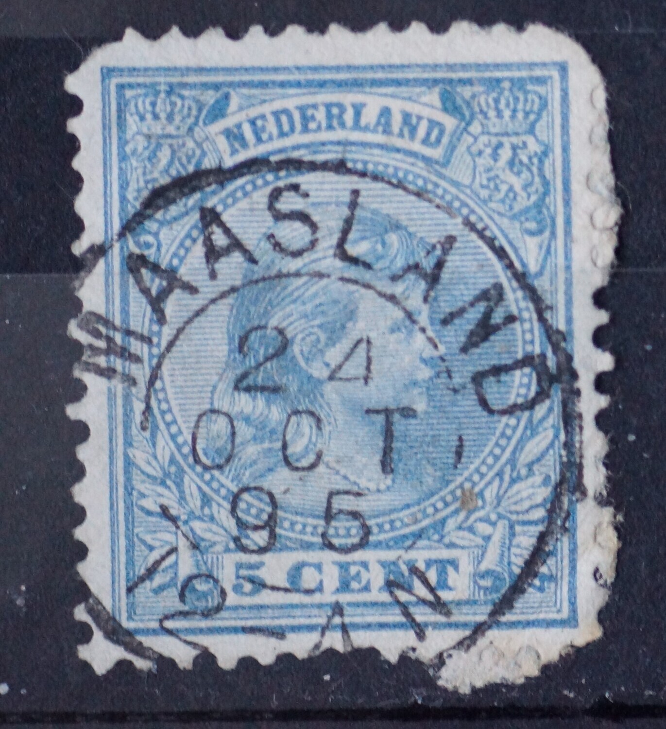 Maasland op NVPH 35 (fraai)