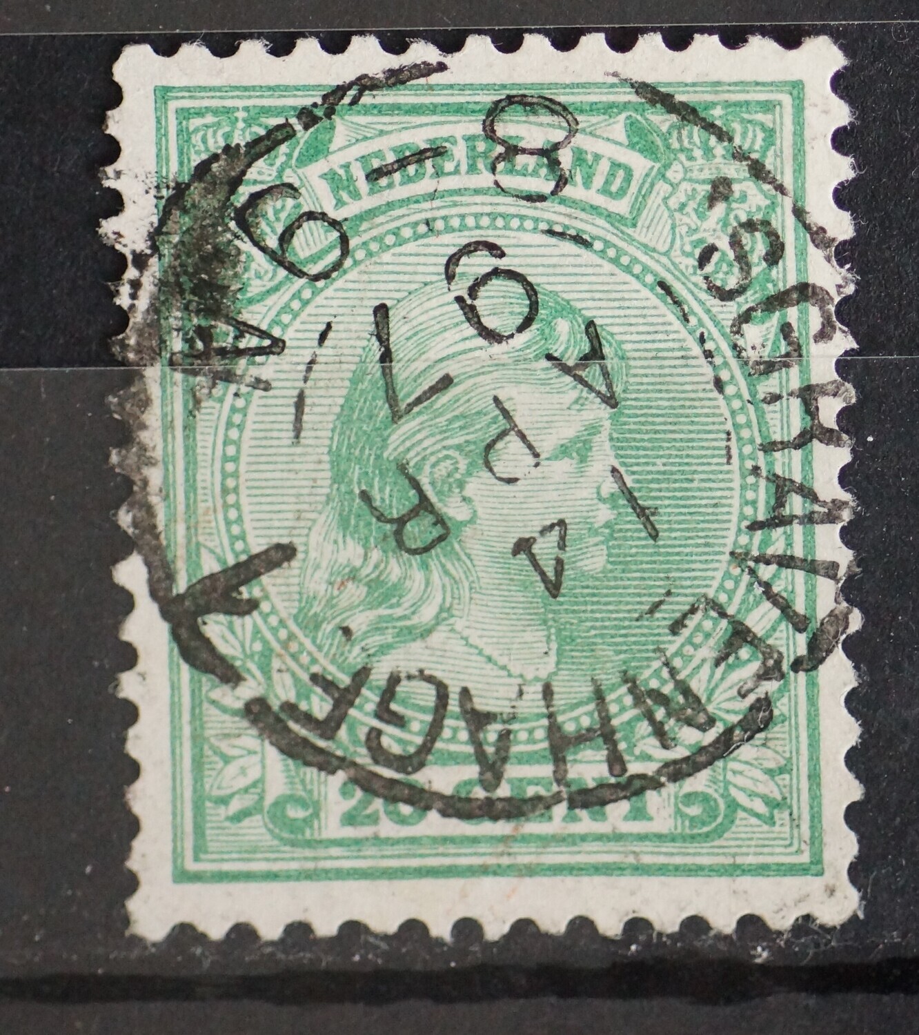 sGravenhage 1 op NVPH 40 sGravenhage 1 op NVPH 40