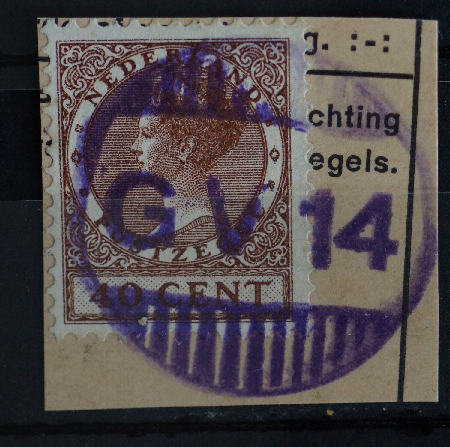 GV 14 (De la Reykade) op NVPH 160
