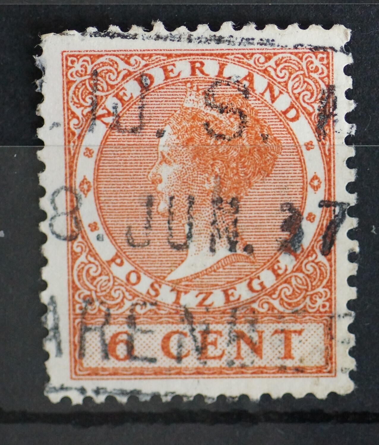 Spoorwegstempel H.IJ.S.M. Barendrecht op NVPH 178
