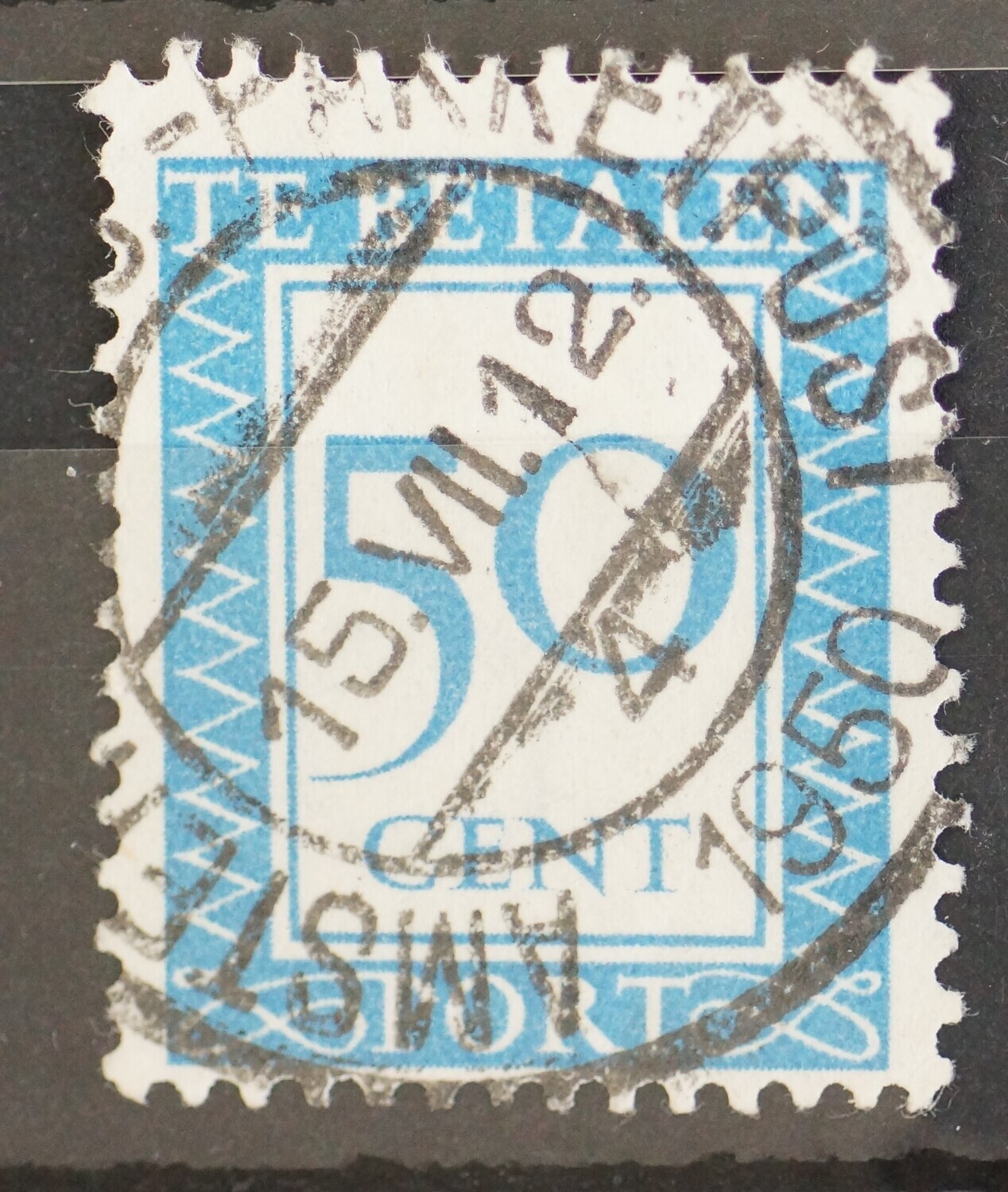 Amsterdam-Pakketpost 4 op NVPH P100