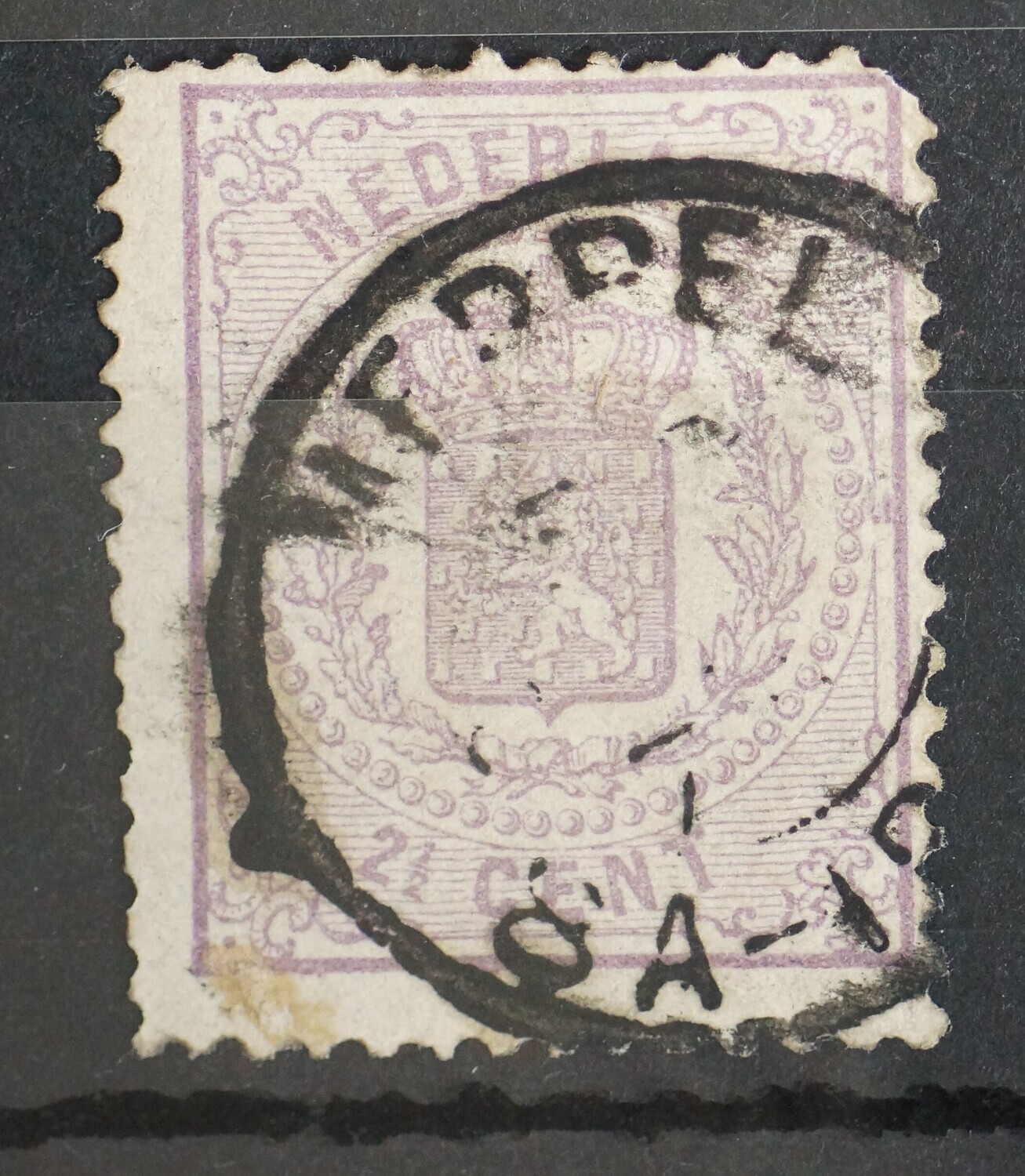 Tweeletterstempel Meppel op NVPH 18