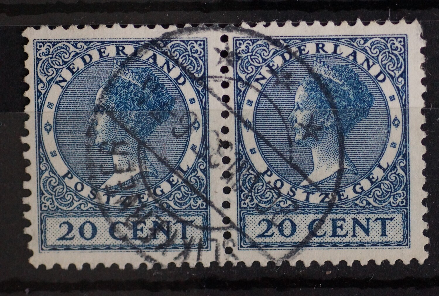 Slikkerveer op NVPH 188 (paar)