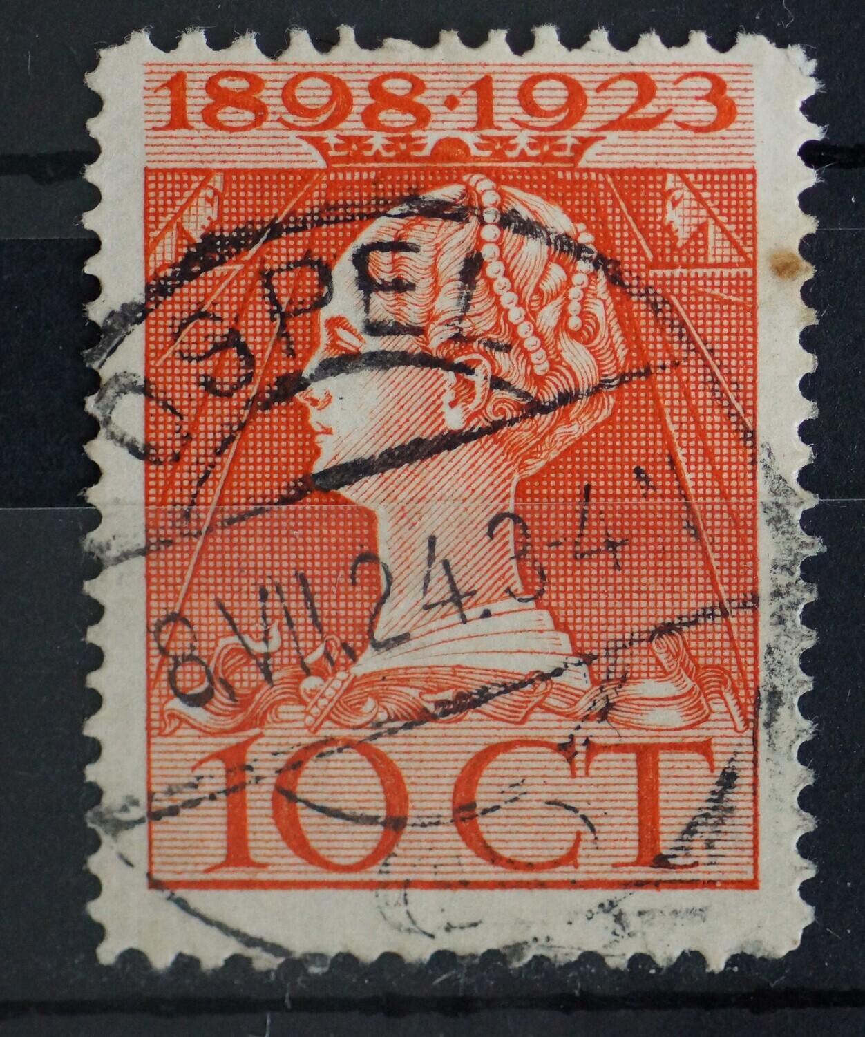 Ospel (Lb.) op NVPH 124 - vrij schaars