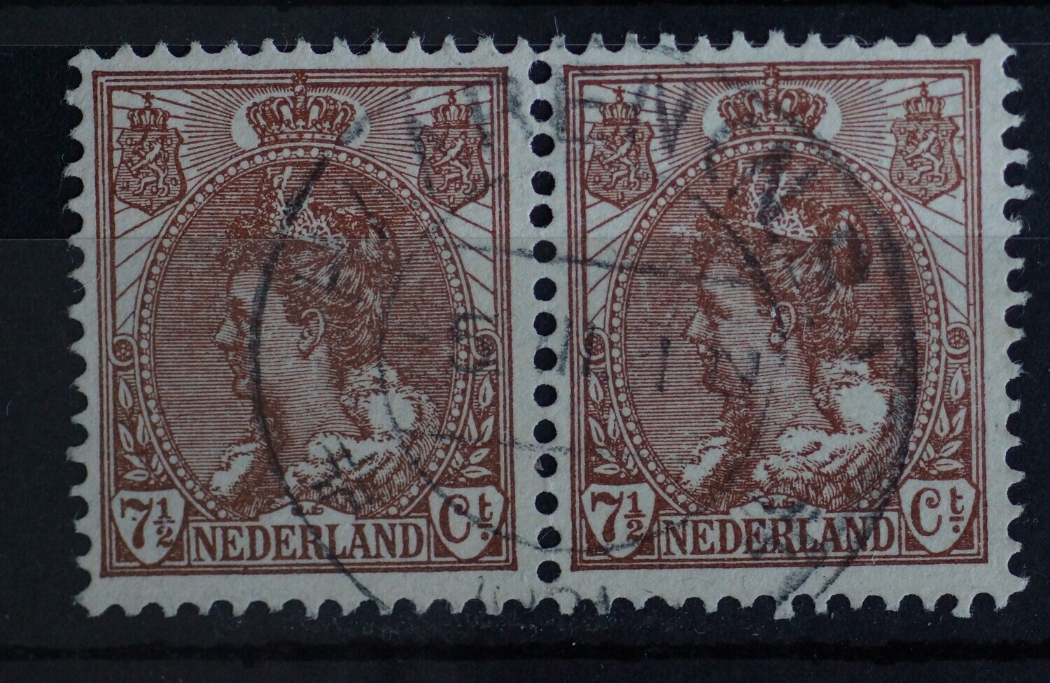 Haaren (N.B.) op NVPH 61 (paar)