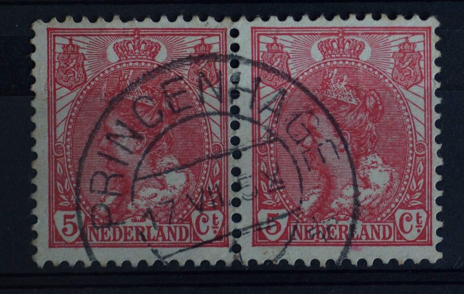 Princenhage 1 op NVPH 60 (paar)