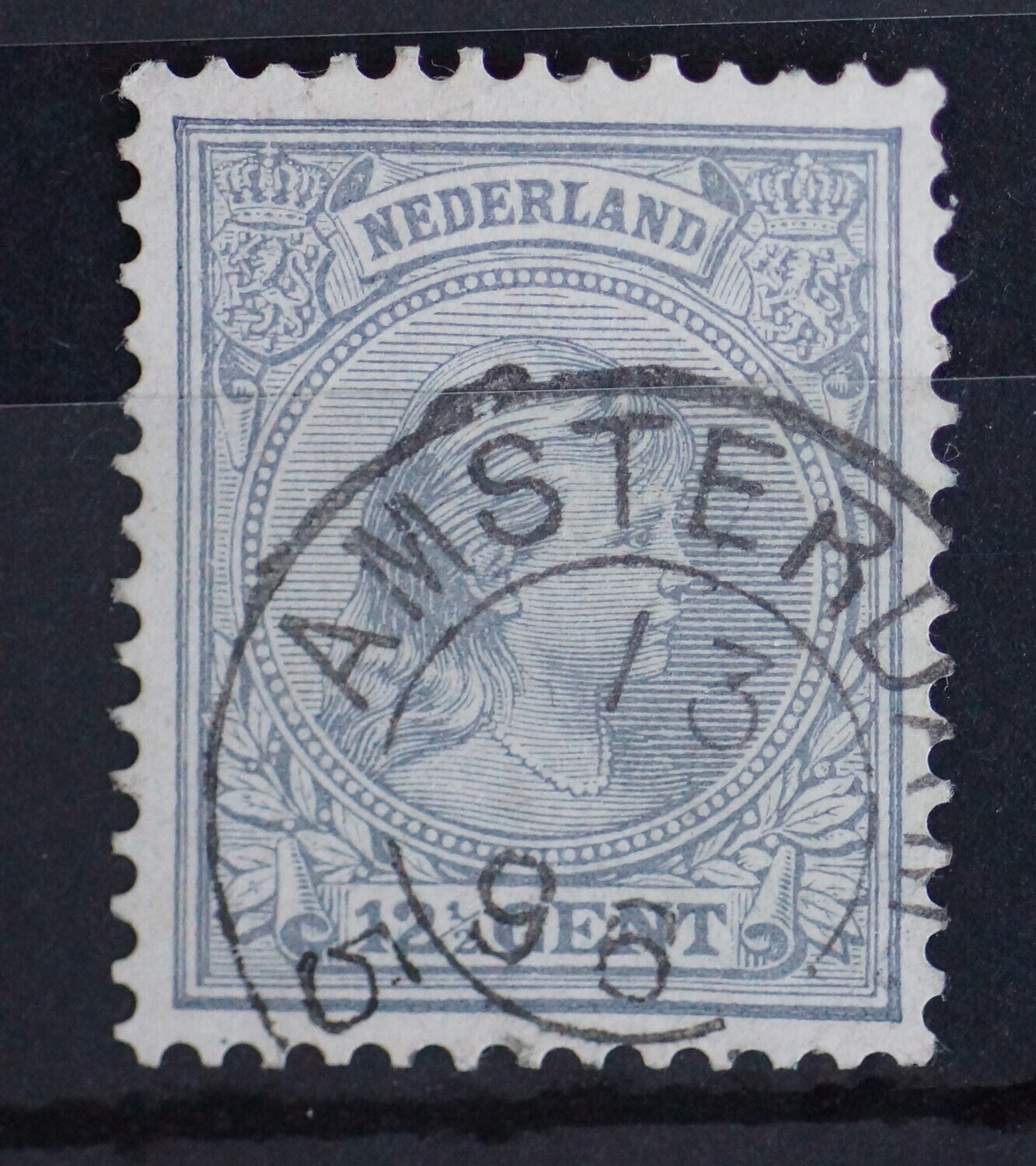Amsterdam (ontbrekende maand) op NVPH 38