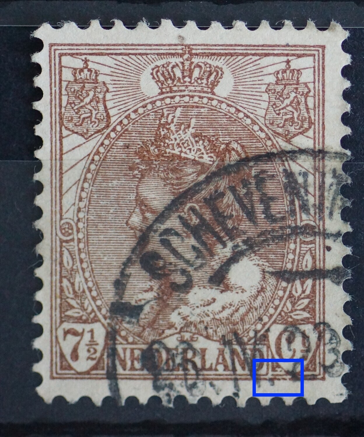 NVPH 61 - o.a. breuk in kaderlijn onder bij Ct. NVPH 61 - o.a. breuk in kaderlijn onder bij Ct.