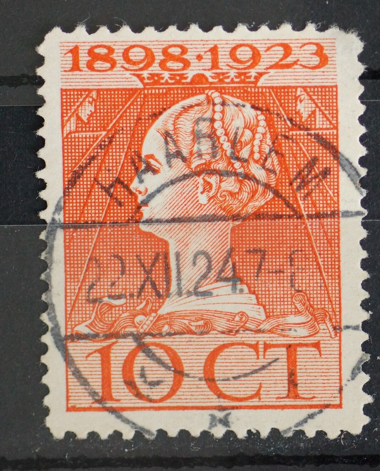 Haarlem (machinestempel) op NVPH 124