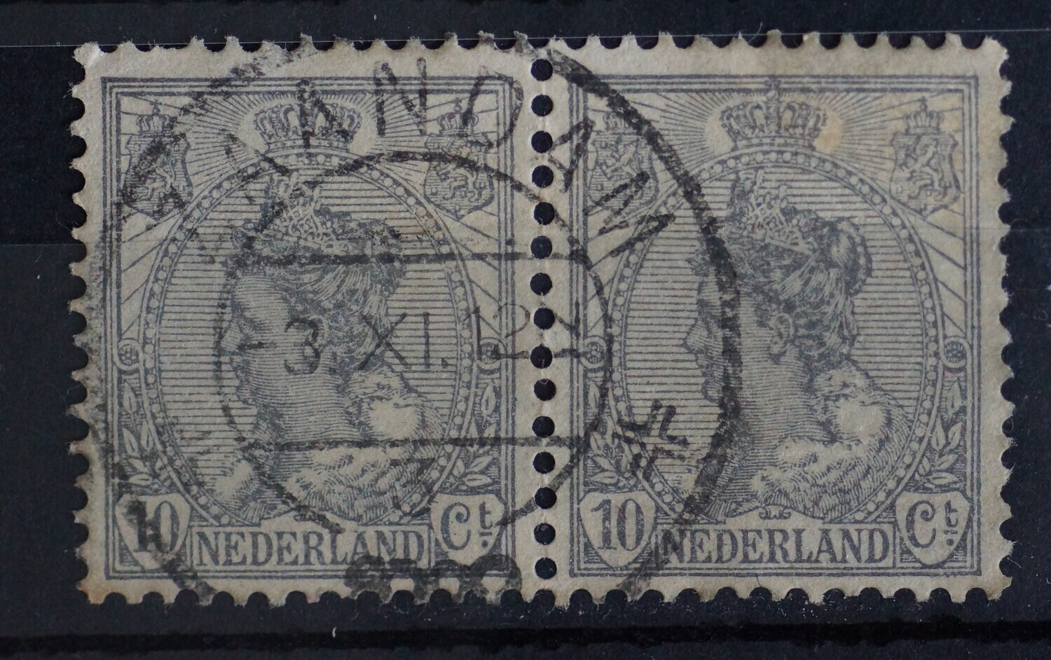 Zaandam 3 op NVPH 81 (paar)