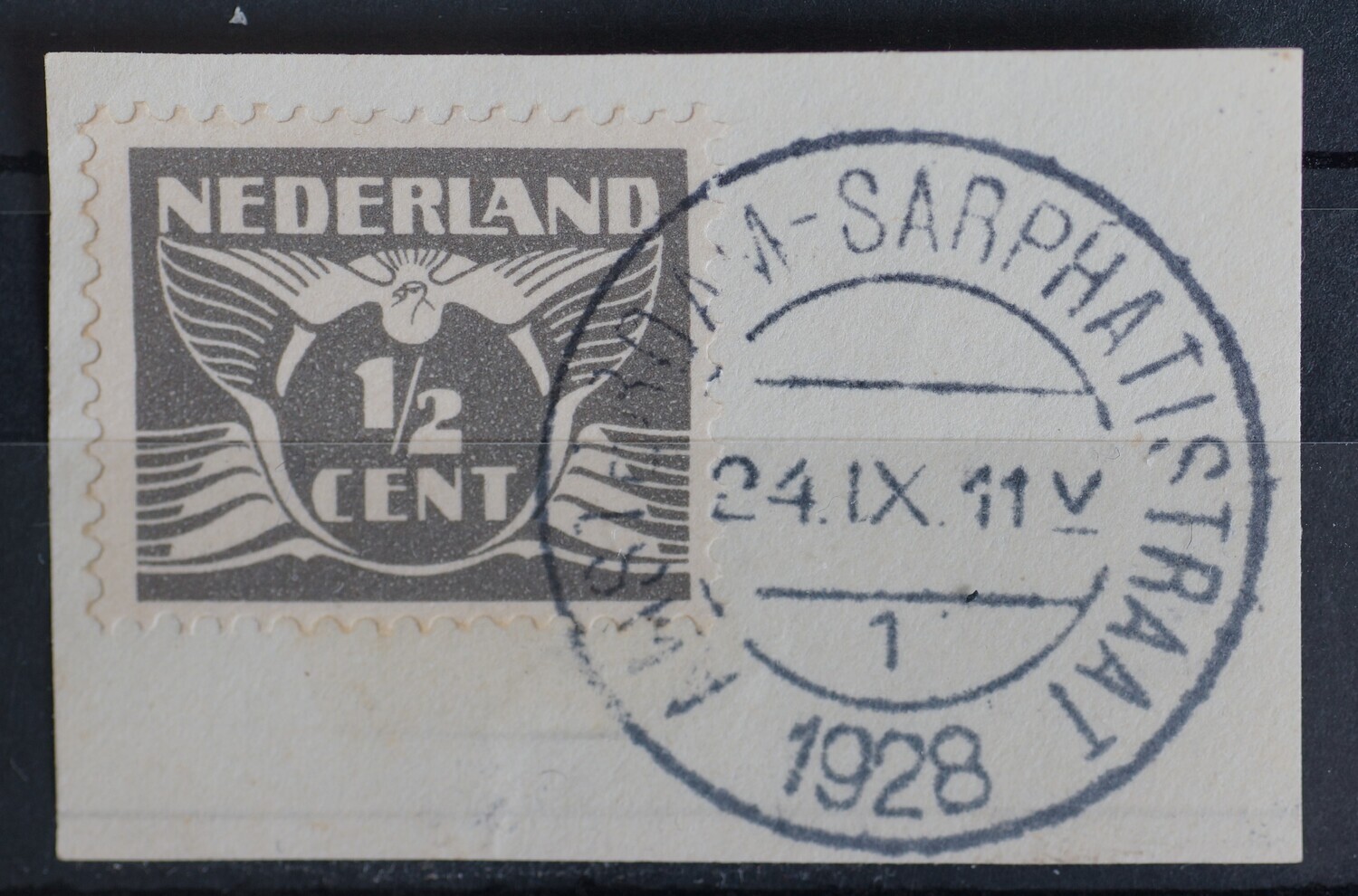 Amsterdam-Sarphatistraat 1 op NVPH 169