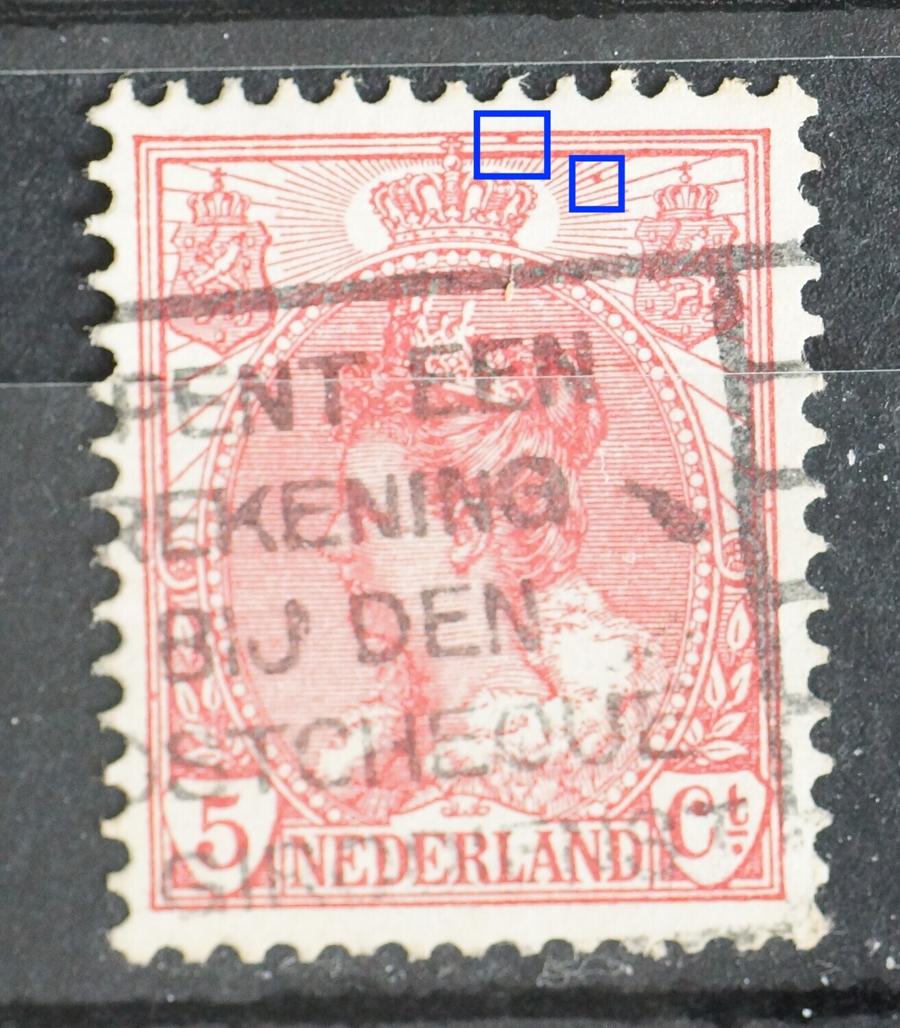 NVPH 60 - rode stippen boven