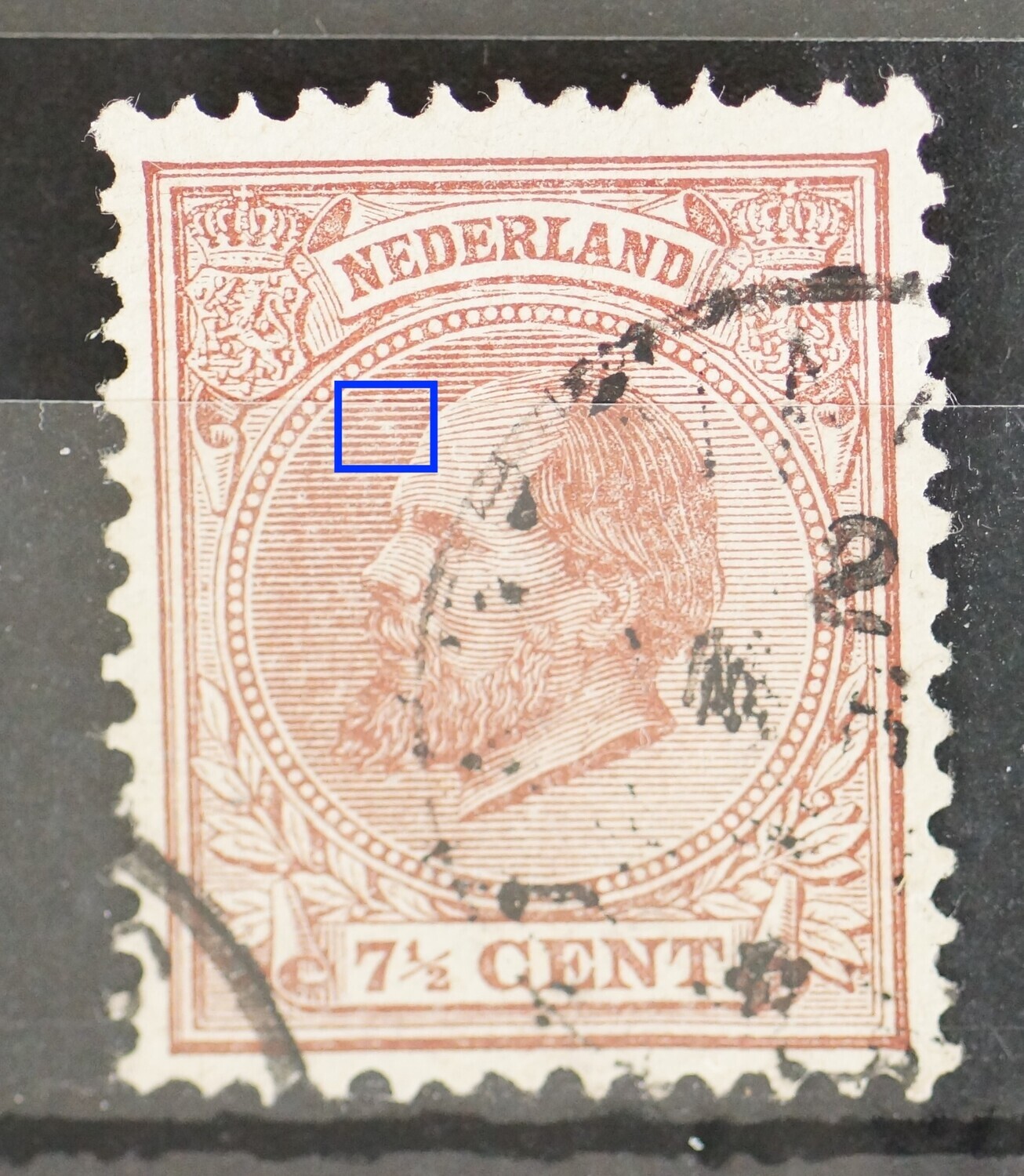 NVPH 20 - breuk in arcering links