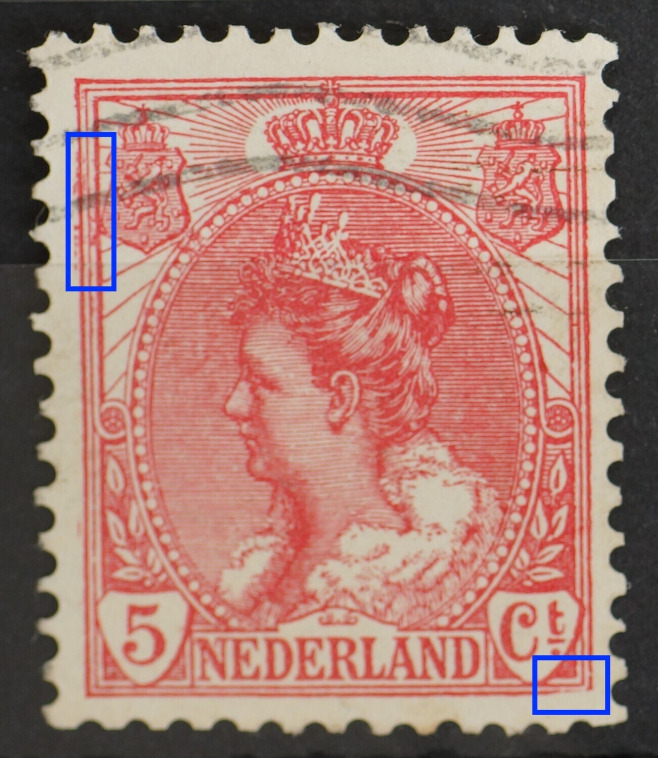 NVPH 60 - o.a. hoek rechtsonder dun NVPH 60 - o.a. hoek rechtsonder dun