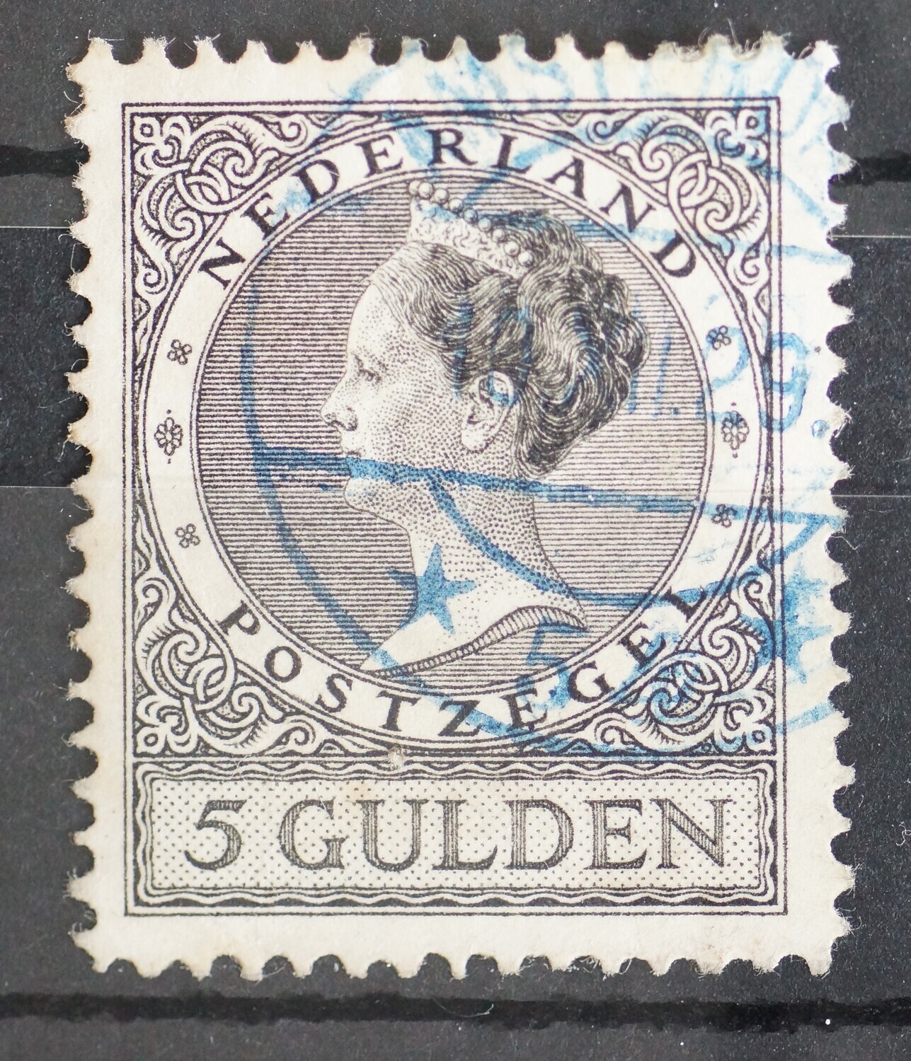 Amsterdam 54 (blauw!) op NVPH 165