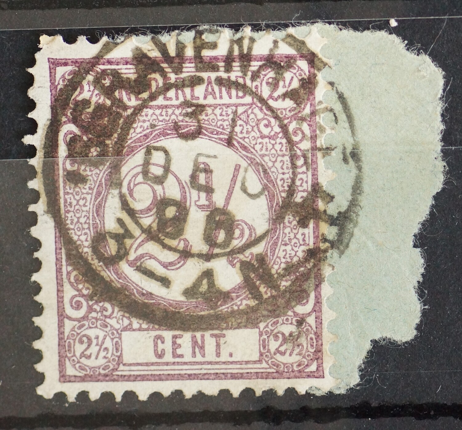 sGravenhage 4 op NVPH 33 (31-12-1896)