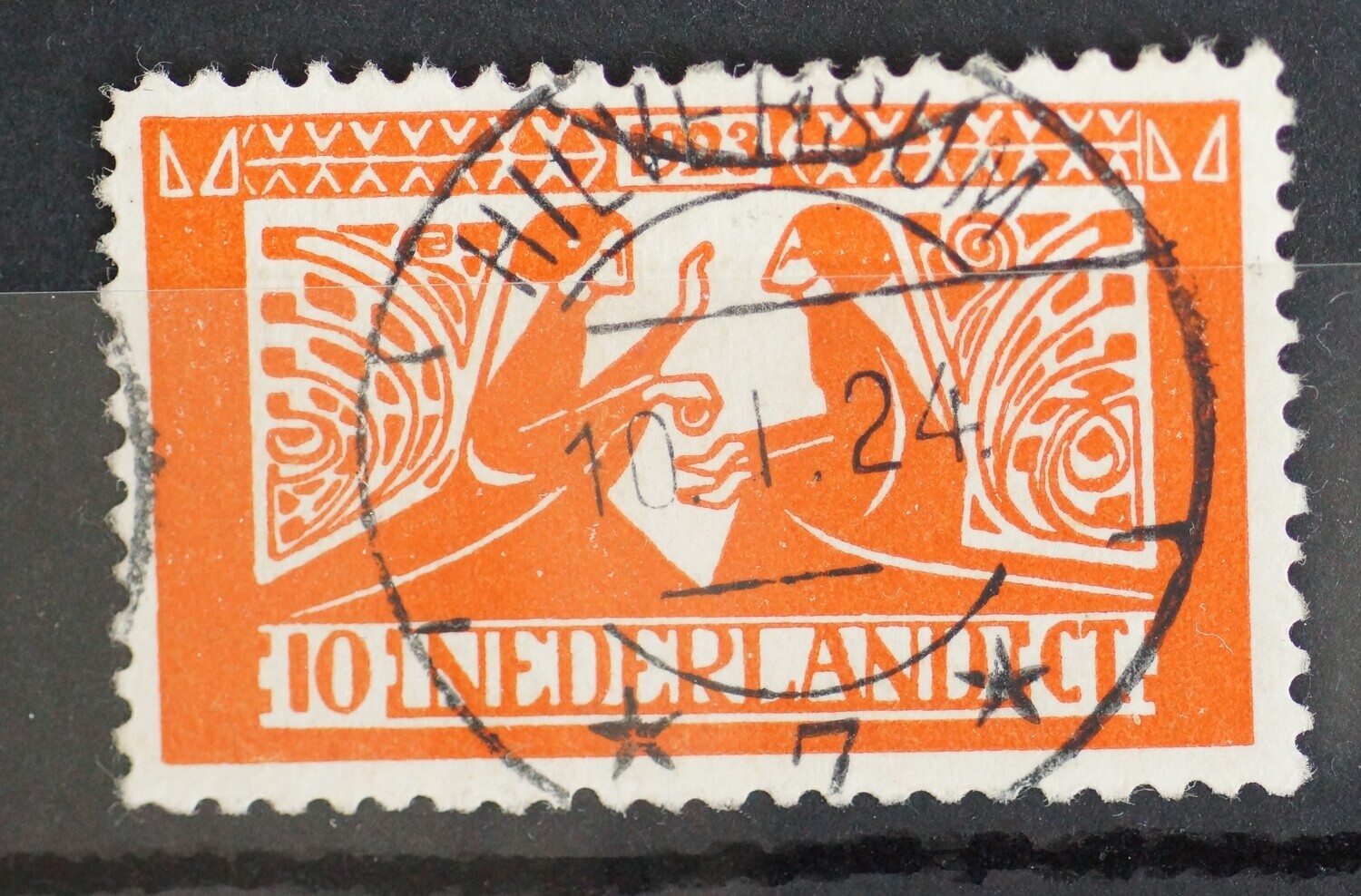 Hilversum 7 (zonder uuraanduiding) op NVPH 135 - zeldzaam
