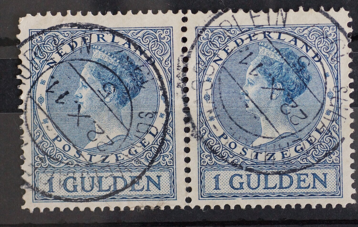 Gravenhage - Nassauplein 5 op NVPH 163 (paar)