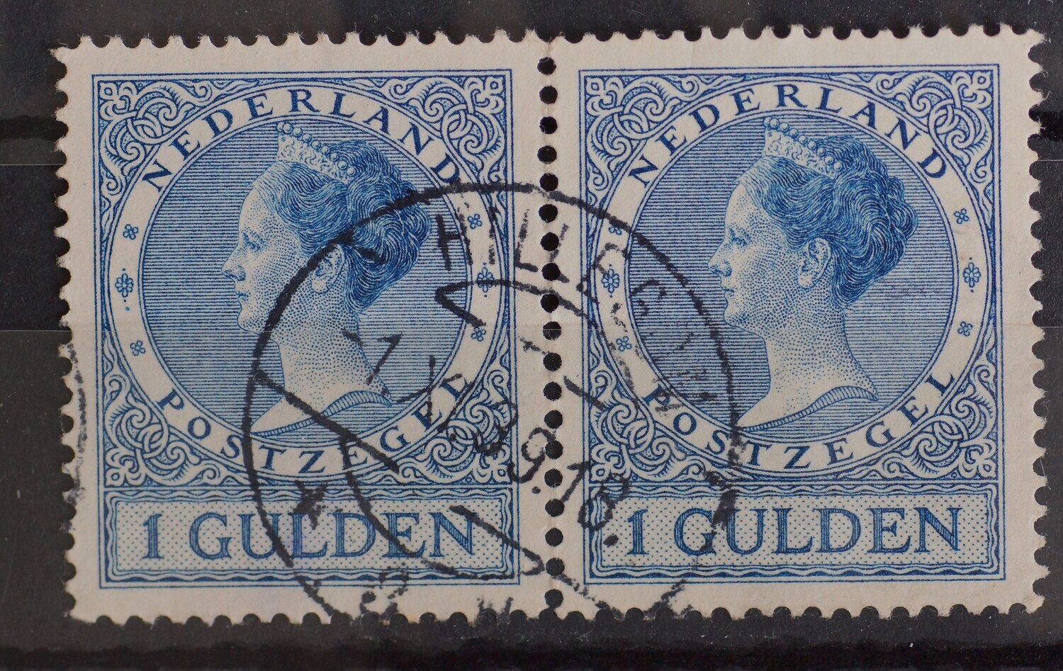 Hillegom 3 op NVPH 163 (paar) - vrij schaars