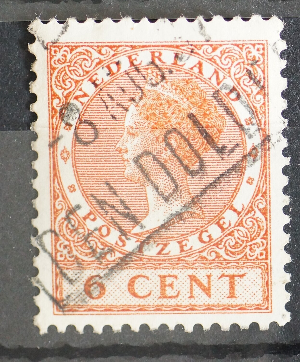 Spoorwegstempel Den Dolder op NVPH 178