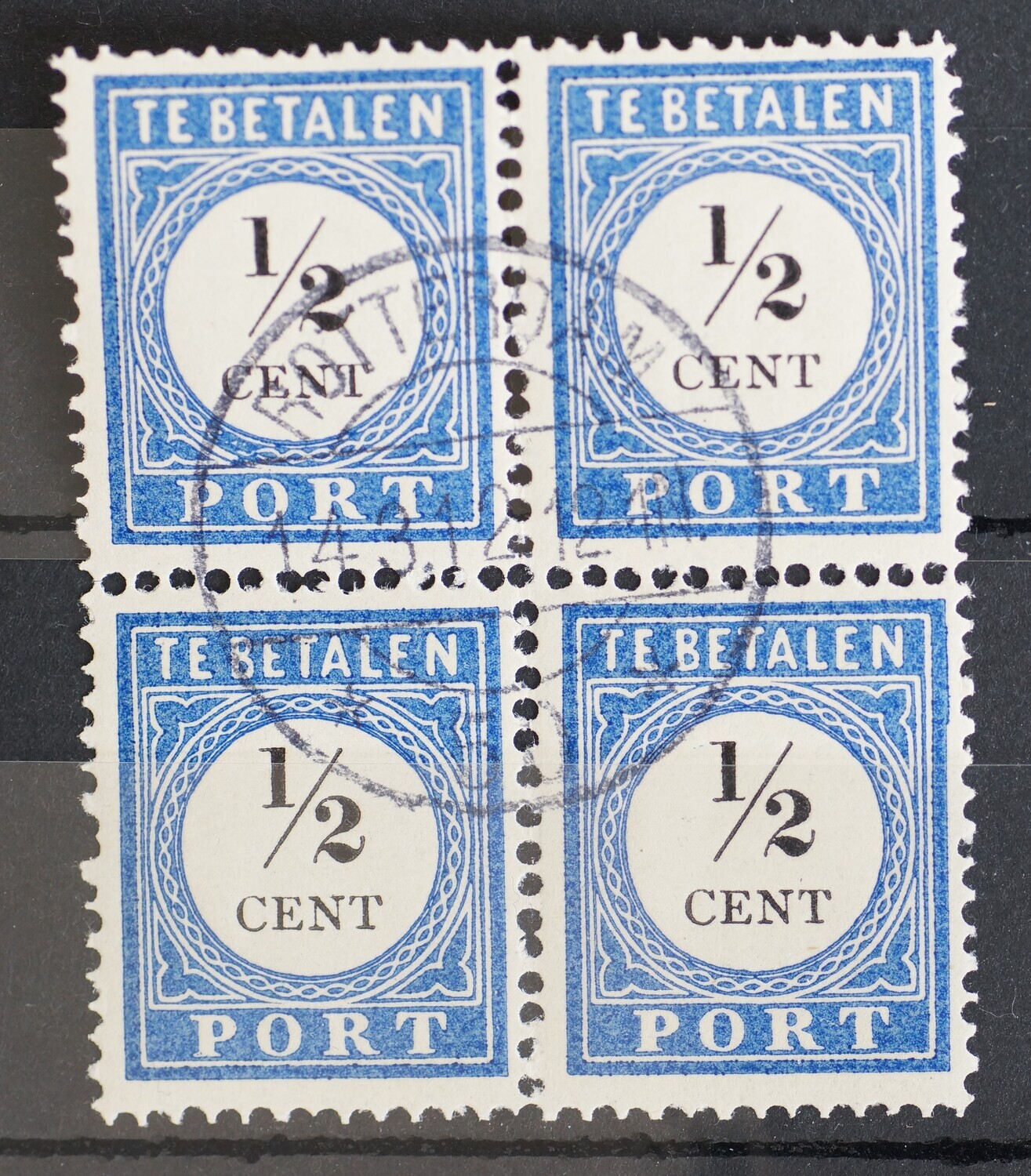 Rotterdam 50 op NVPH P 13 (blok)