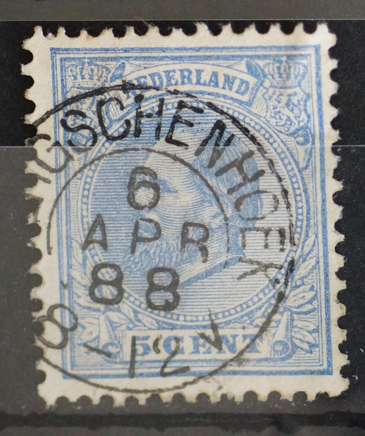 Bergschenhoek op NVPH 19 - zeldzaam