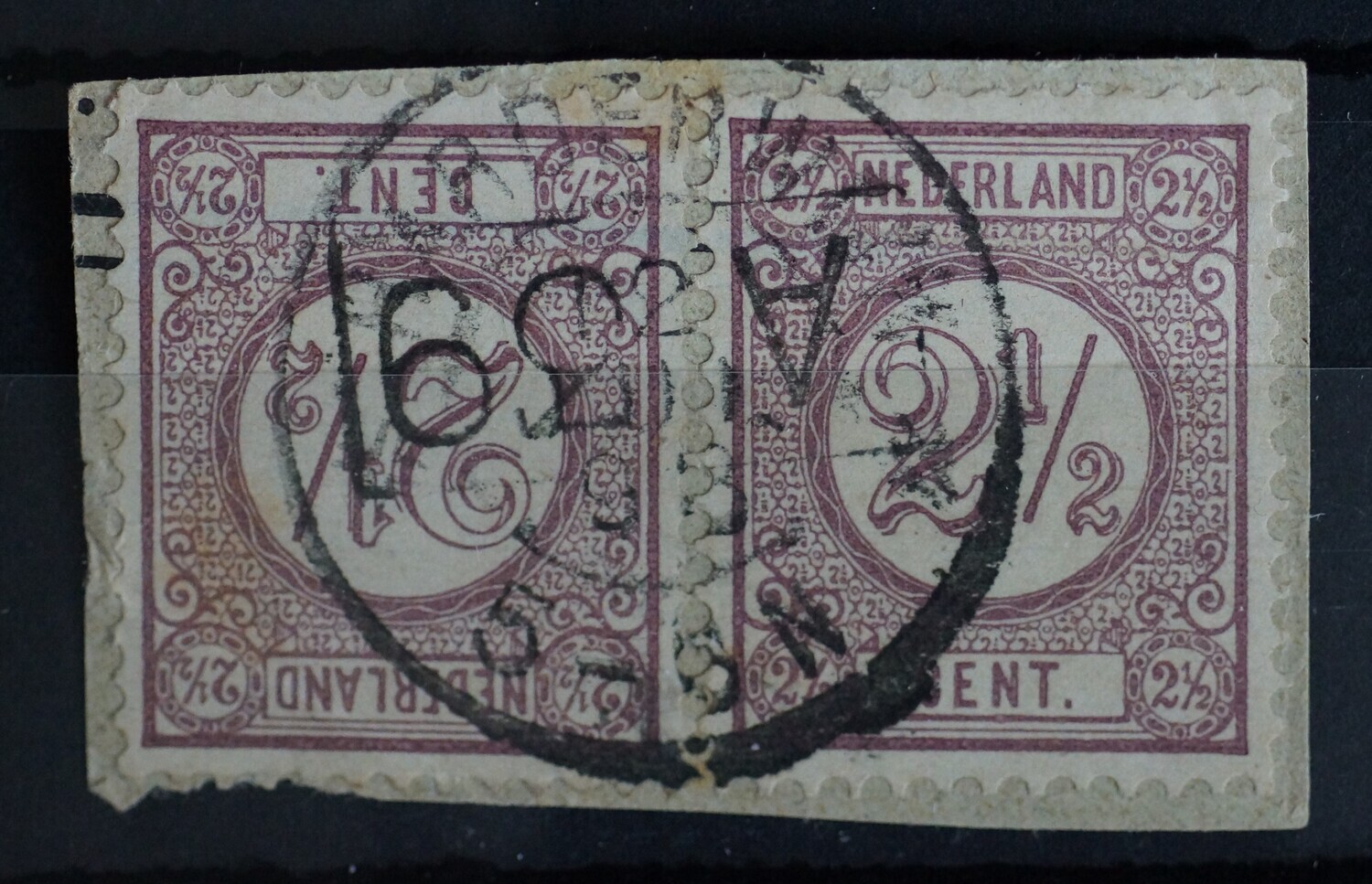 Harderwijk op NVPH 33 (2x) tevens besteller stempel A.39