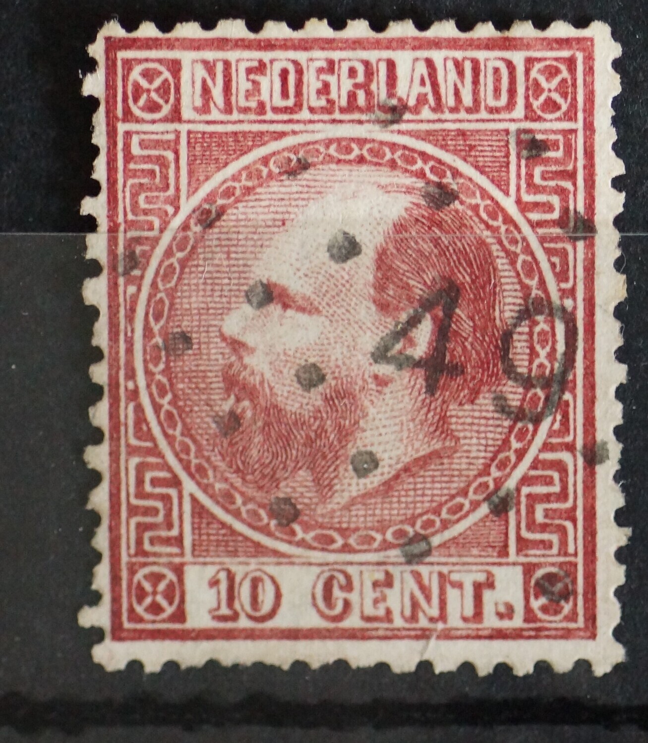 49 (Harlingen) op NVPH 8 (fraai)