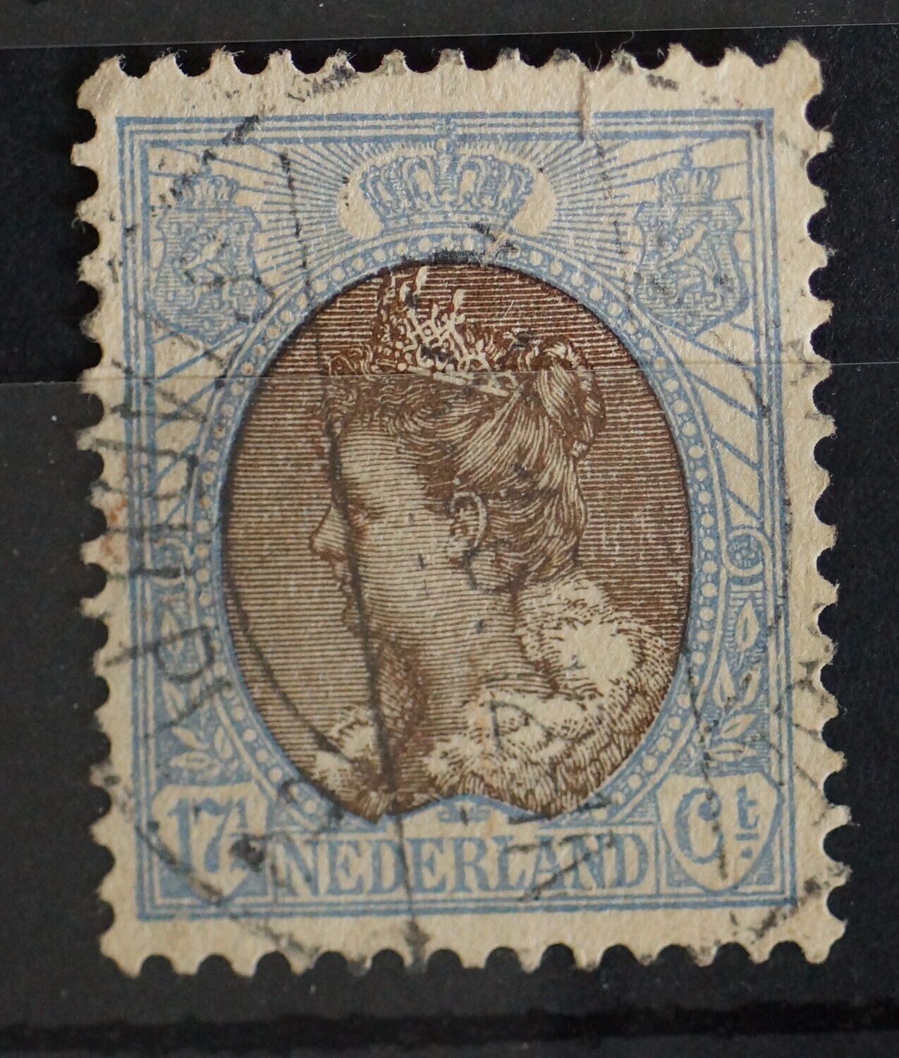 sGravenhage Stadh. Pl. 2 op NVPH 67 - schaars
