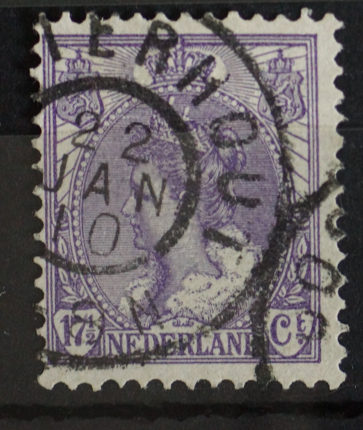 Oosterhout op NVPH 66 (1910, zeer laat!)
