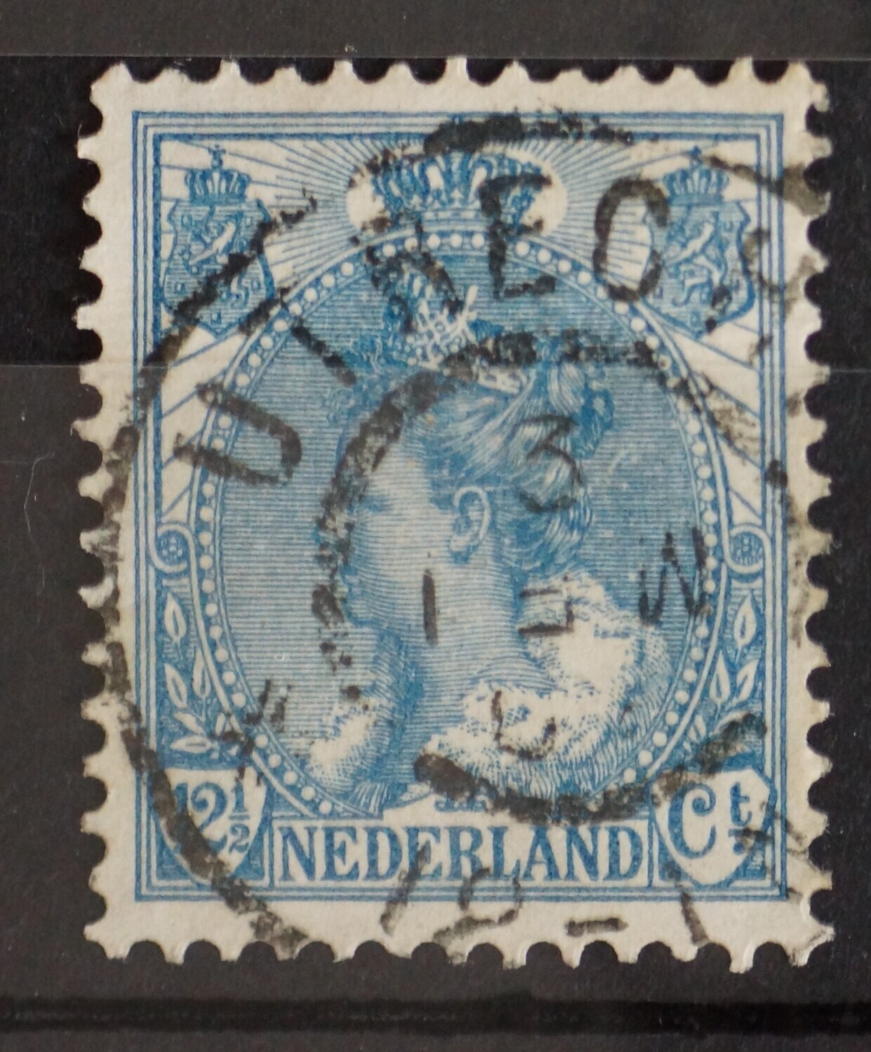 Utrecht op NVPH 63 - kopstaande maand